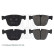 Brake Pad Set, disc brake ADB114204 Blue Print, Thumbnail 2