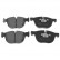 Brake Pad Set, disc brake ADB114206 Blue Print