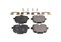 Brake Pad Set, disc brake ADB114212 Blue Print