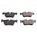 Brake Pad Set, disc brake ADB114218 Blue Print