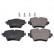 Brake Pad Set, disc brake ADB114220 Blue Print