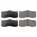 Brake Pad Set, disc brake ADB114246 Blue Print