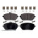 Brake Pad Set, disc brake ADBP420015 Blue Print, Thumbnail 3