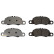 Brake Pad Set, disc brake ADBP420021 Blue Print