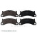 Brake pad set, disc brake ADBP420060 Blue Print