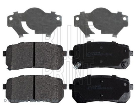 Brake pad set, disc brake ADBP420075 Blue Print