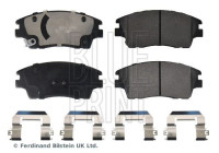 Brake pad set, disc brake ADBP420078 Blue Print
