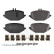 Brake pad set, disc brake ADBP420092 Blue Print