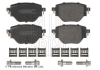 Brake pad set, disc brake ADBP420105 Blue Print