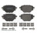 Brake pad set, disc brake ADBP420105 Blue Print