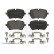 Brake pad set, disc brake ADBP420122 Blue Print, Thumbnail 2