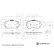 Brake pad set, disc brake ADBP420124 Blue Print