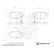Brake pad set, disc brake ADBP420130 Blue Print