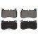 Brake pad set, disc brake ADBP420132 Blue Print