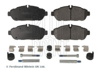 Brake pad set, disc brake ADBP420139 Blue Print