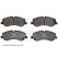 Brake pad set, disc brake ADBP420167 Blue Print