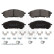 Brake pad set, disc brake ADBP420176 Blue Print