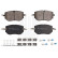 Brake pad set, disc brake ADBP420185 Blue Print