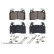 Brake pad set, disc brake ADBP420194 Blue Print