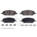 Brake pad set, disc brake ADBP420204 Blue Print