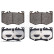 Brake pad set, disc brake ADBP420205 Blue Print