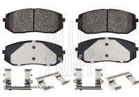 Brake pad set, disc brake ADBP420208 Blue Print