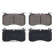 Brake pad set, disc brake ADBP420209 Blue Print