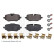 Brake pad set, disc brake ADBP420214 Blue Print
