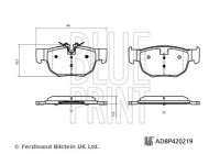 Brake pad set, disc brake ADBP420219 Blue Print