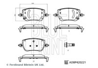 Brake pad set, disc brake ADBP420221 Blue Print