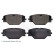 Brake pad set, disc brake ADBP420232 Blue Print