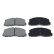 Brake Pad Set, disc brake ADC44213 Blue Print