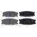 Brake Pad Set, disc brake ADC44214 Blue Print