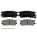 Brake Pad Set, disc brake ADC44243 Blue Print, Thumbnail 2