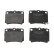 Brake Pad Set, disc brake ADC44248 Blue Print