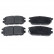 Brake Pad Set, disc brake ADC44255 Blue Print