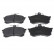 Brake Pad Set, disc brake ADC44256 Blue Print