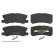 Brake Pad Set, disc brake ADC44259 Blue Print, Thumbnail 2