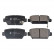 Brake Pad Set, disc brake ADC44289 Blue Print