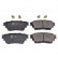 Brake Pad Set, disc brake ADC44290 Blue Print