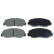 Brake Pad Set, disc brake ADD64210 Blue Print