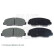 Brake Pad Set, disc brake ADD64210 Blue Print, Thumbnail 2