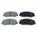 Brake Pad Set, disc brake ADD64219 Blue Print