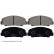 Brake Pad Set, disc brake ADD64219 Blue Print, Thumbnail 2