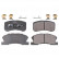 Brake Pad Set, disc brake ADD64235 Blue Print