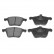 Brake Pad Set, disc brake ADF124206 Blue Print