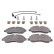 Brake Pad Set, disc brake ADF124211 Blue Print