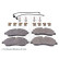 Brake Pad Set, disc brake ADF124211 Blue Print, Thumbnail 2