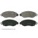 Brake Pad Set, disc brake ADF124214 Blue Print, Thumbnail 2