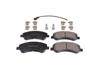 Brake Pad Set, disc brake ADF124220 Blue Print